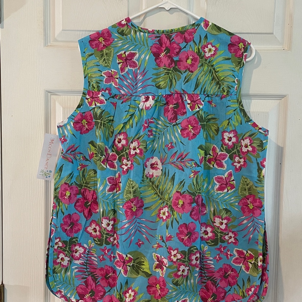 Moon Dance Size Medium Snap button up - Picture 7 of 9